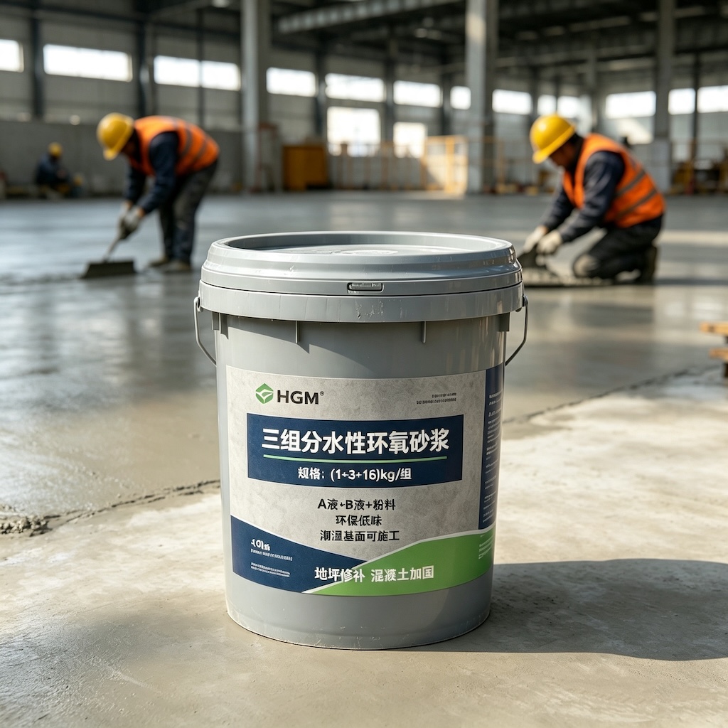 龙沙三组份水性环氧砂浆